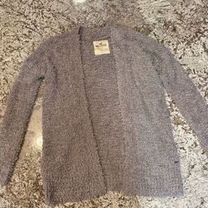 Hollister Women's Soft Gray Cardigan